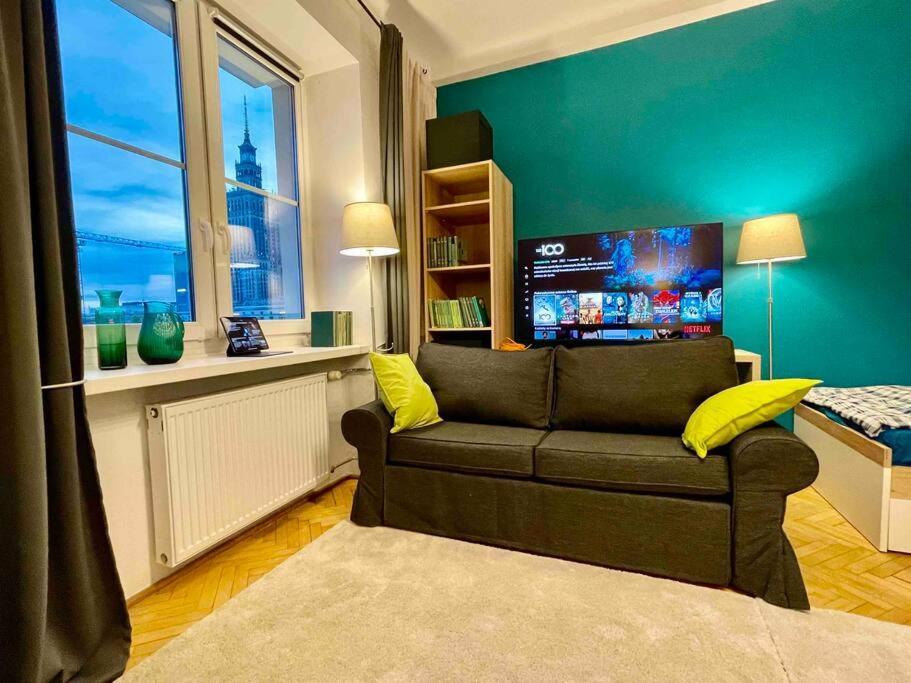 Apartamento Super Square Metro X2 Fast Wifi 55'Tv Netflix Hbo Appletv+ Amazontv Varsovia Exterior foto