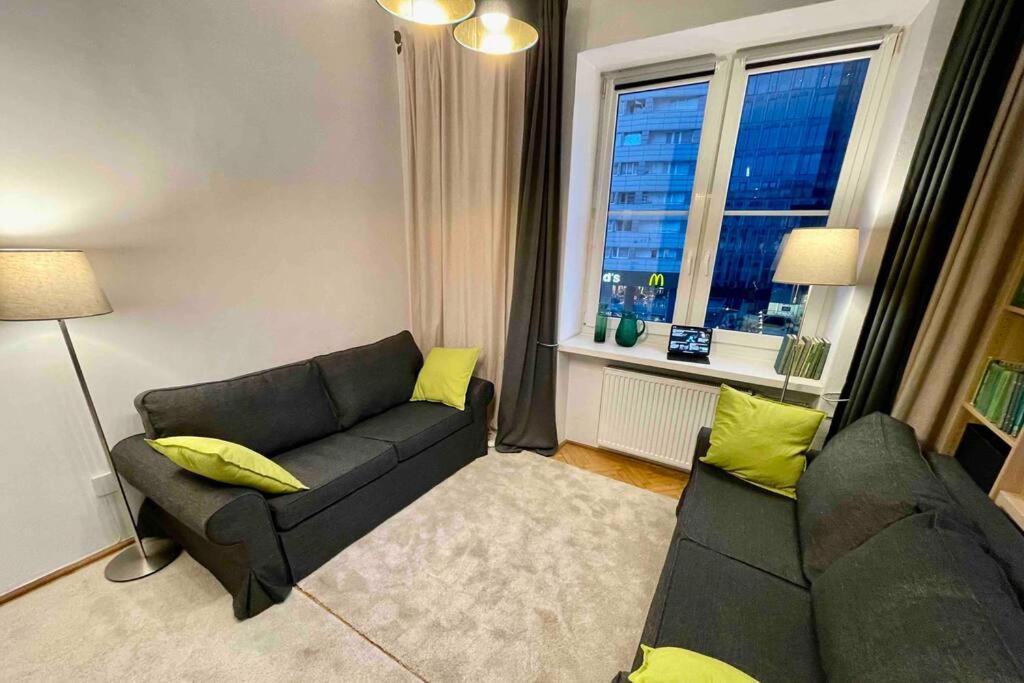 Apartamento Super Square Metro X2 Fast Wifi 55'Tv Netflix Hbo Appletv+ Amazontv Varsovia Exterior foto