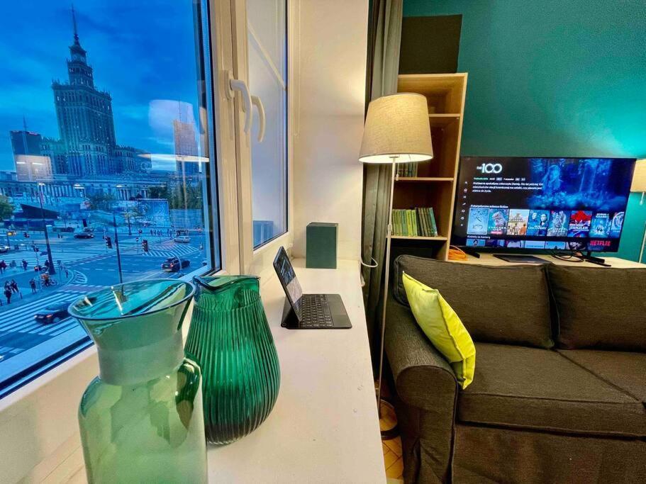 Apartamento Super Square Metro X2 Fast Wifi 55'Tv Netflix Hbo Appletv+ Amazontv Varsovia Exterior foto