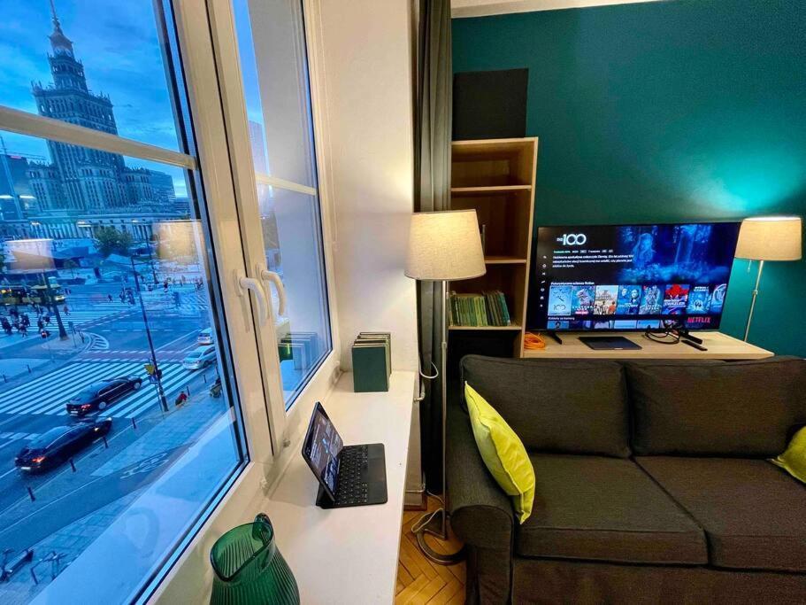 Apartamento Super Square Metro X2 Fast Wifi 55'Tv Netflix Hbo Appletv+ Amazontv Varsovia Exterior foto